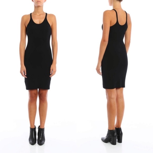 T BY ALEXANDER WANG Cami Tank Dress in Black Size‎ Small - Picture 1 of 4